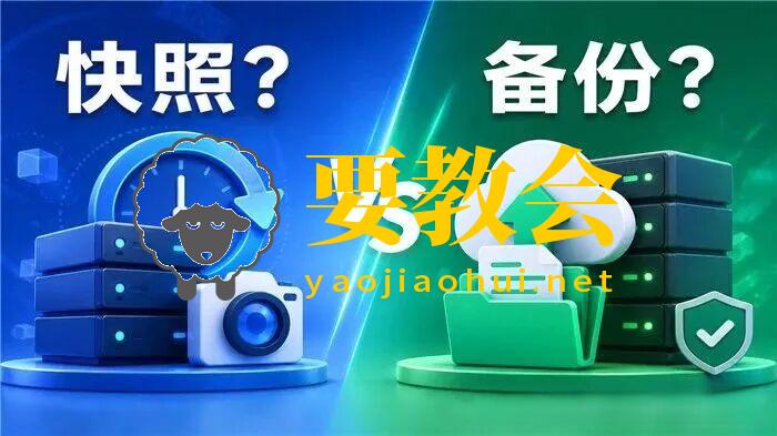 云服务器快照和备份有什么区别？90%的人没搞懂差别！